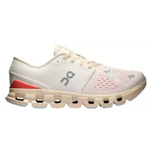 On Women's Cloud X 4 Training Shoes-Color: Orange/White